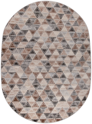 Ковер 36853A oval L.BEIGE / GREY