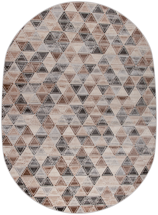 Ковер 36853A oval L.BEIGE / GREY