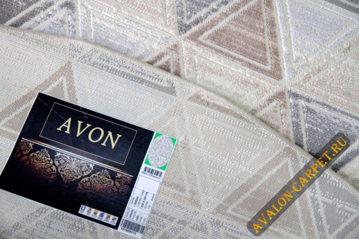 Ковер 36853A oval L.BEIGE / GREY