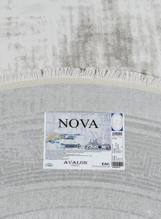 Ковер 38720A oval L.BEIGE / CREAM