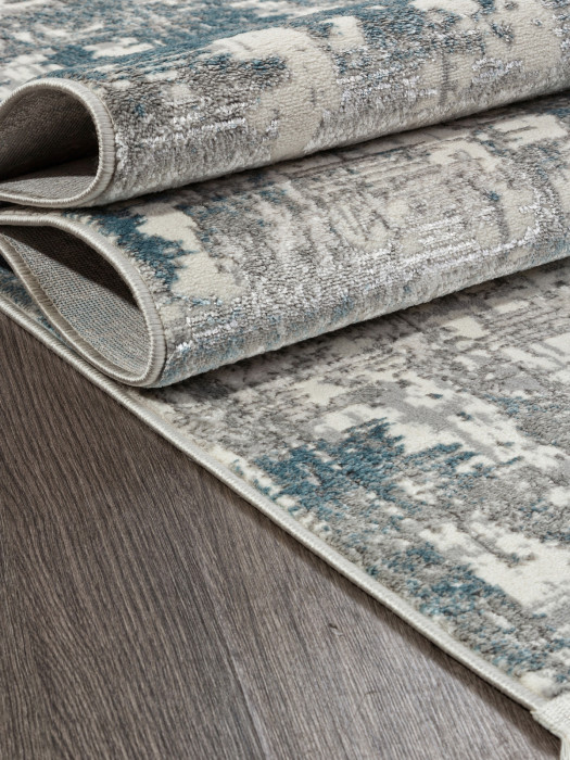 Ковер 26941A - GRY / BLUE - Прямоугольник - коллекция MARMARIS
