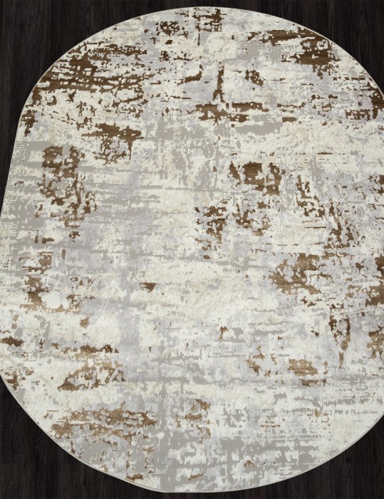 Ковер F284 - BEIGE-GREEN - Овал - коллекция PALERMO