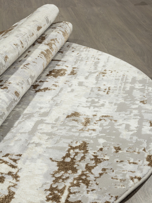 Ковер F284 - BEIGE-GREEN - Овал - коллекция PALERMO