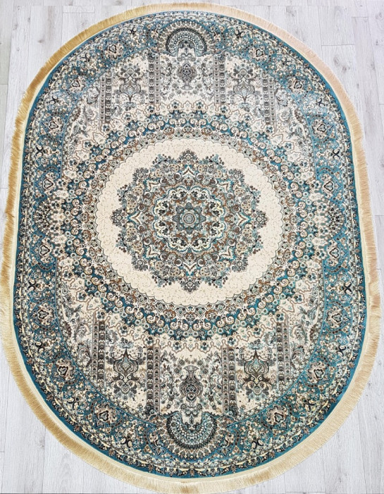 Ковер 20054A oval CREAM / TIFFANY