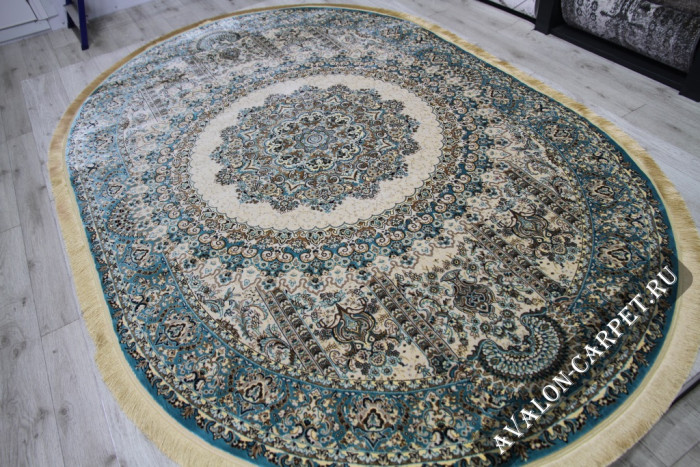 Ковер 20054A oval CREAM / TIFFANY