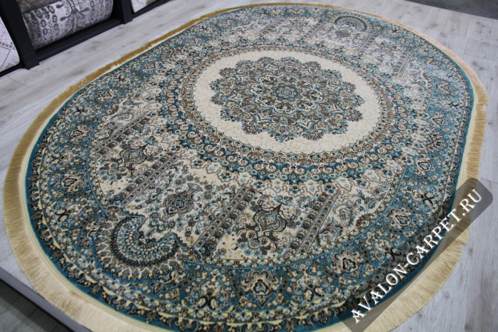 Ковер 20054A oval CREAM / TIFFANY