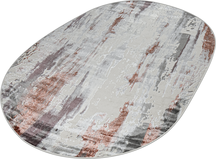 Ковер 37107A oval ROSE FLS / L.GREY