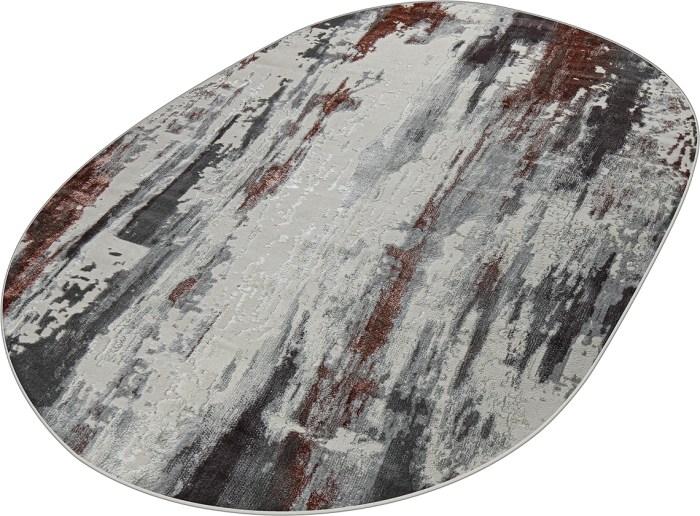 Ковер 37107A oval ROSE FLS / L.GREY