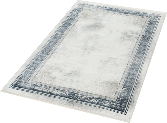 Ковер 38720A stan BLUE / WHITE
