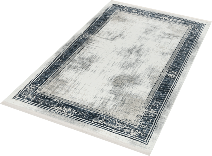 Ковер 38720A stan BLUE / WHITE