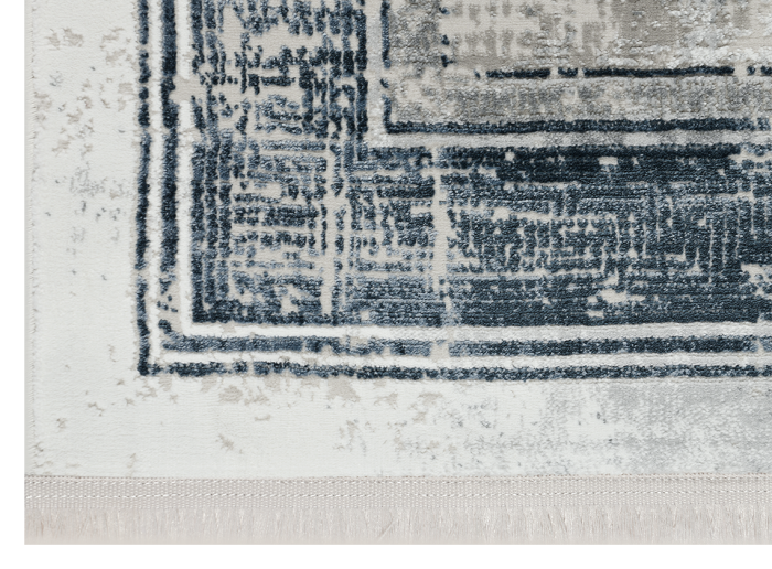 Ковер 38720A stan BLUE / WHITE