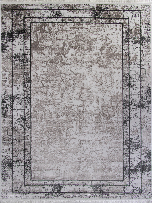 Ковер 8070G - GREY / GREY - Прямоугольник - коллекция LORA