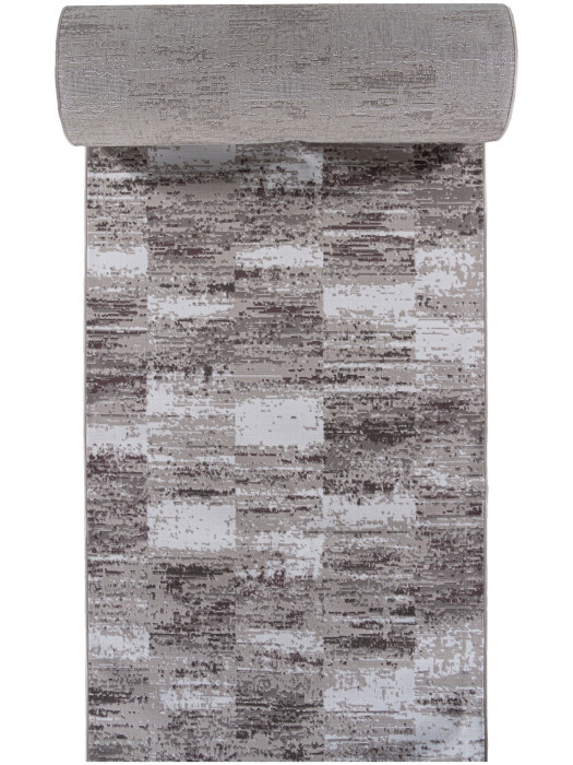 Ковер F394 - GRAY - Дорожка - коллекция SILVER