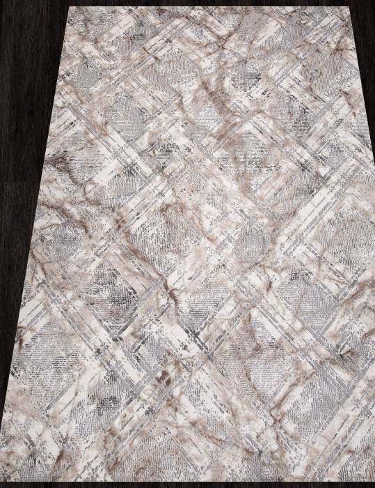 Ковер 04074C - GREY / BROWN - Прямоугольник - коллекция ARMINA