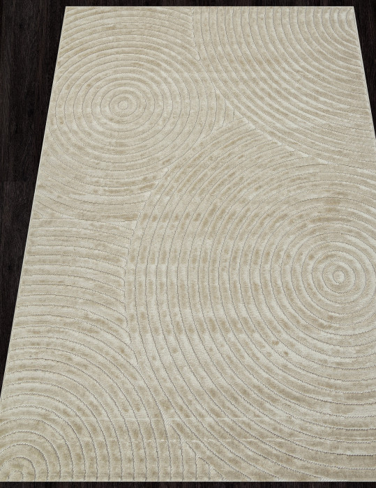 Ковер D798AP - BEIGE / BEIGE - Прямоугольник - коллекция JUNO