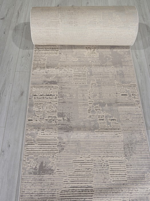 Ковер F168 - CREAM-GRAY - Дорожка - коллекция LIMAN