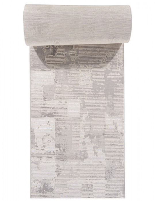 Ковер F168 - CREAM-GRAY - Дорожка - коллекция LIMAN