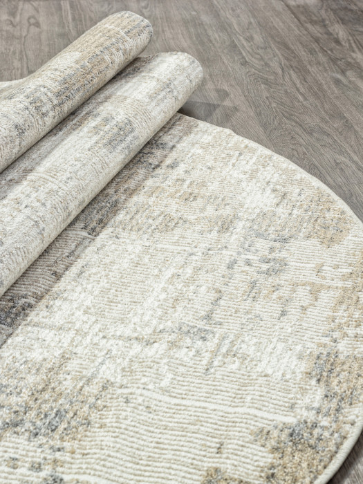 Ковер F230 - BEIGE - Овал - коллекция NATUREL