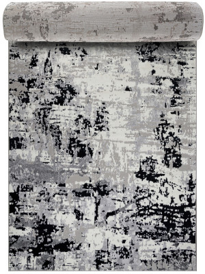 Ковер F284 - DARK GRAY - Дорожка - коллекция PALERMO