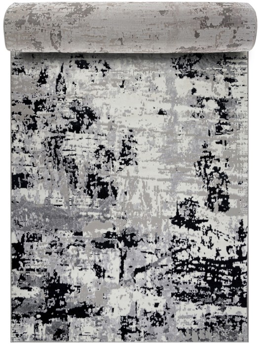 Ковер F284 - DARK GRAY - Дорожка - коллекция PALERMO