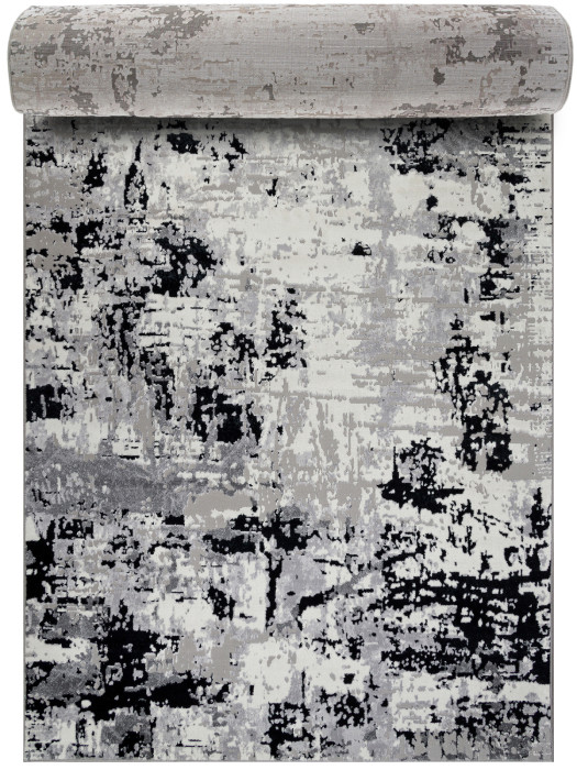 Ковер F284 - DARK GRAY - Дорожка - коллекция PALERMO