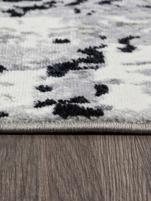 Ковер F284 - DARK GRAY - Дорожка - коллекция PALERMO