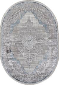 Ковер EFSAN ( ИФСАН ) L279A - CREAM SHRINK / BLUE FDY ( Овал )