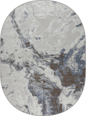 Ковер 38508A oval BEIGE / BLUE