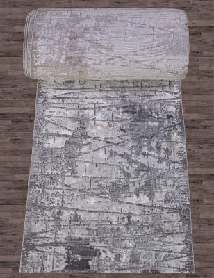Ковер 03752A - GREY / GREY - Дорожка - коллекция ARMINA