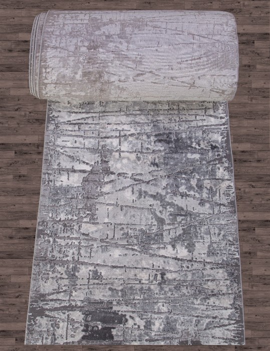 Ковер 03752A - GREY / GREY - Дорожка - коллекция ARMINA
