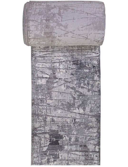 Ковер 03752A - GREY / GREY - Дорожка - коллекция ARMINA