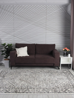 Ковер 8083G - GREY / GREY - Прямоугольник - коллекция LORA