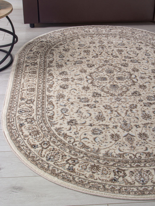 Ковер F014 - CREAM - Овал - коллекция VALENCIA DELUXE