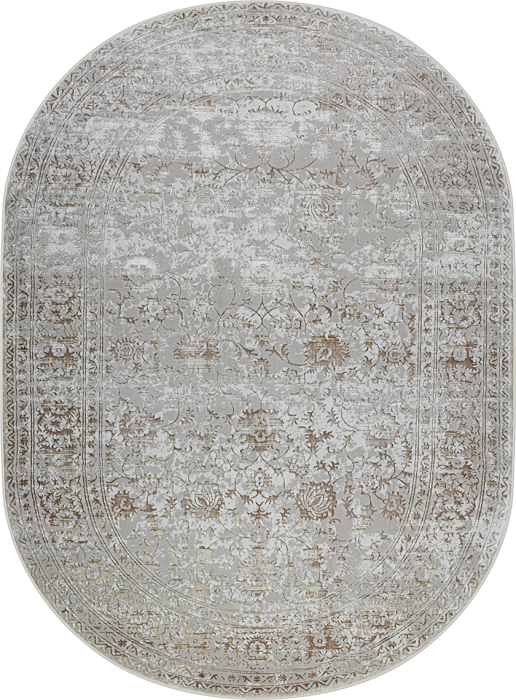 Ковер 37905B oval BEIGE FLS / BEIGE FL