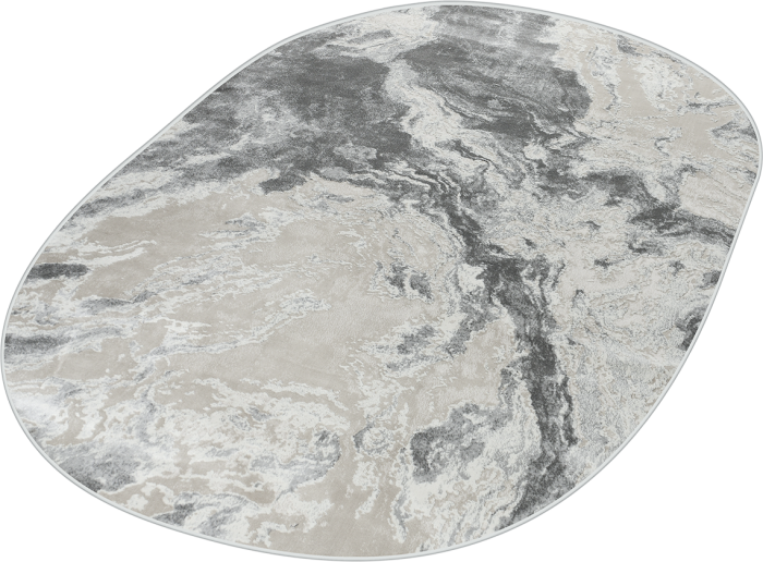 Ковер 38508A oval GREY / L.GREY