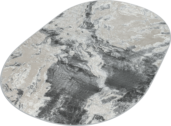 Ковер 38508A oval GREY / L.GREY