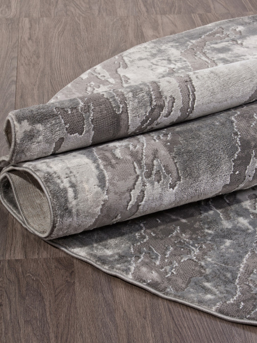 Ковер 04075G - GREY / GREY - Овал - коллекция ARMINA