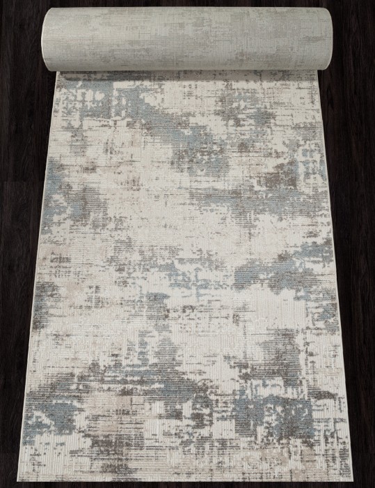 Ковер F230 - BEIGE-BLUE - Дорожка - коллекция NATUREL