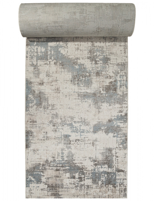 Ковер F230 - BEIGE-BLUE - Дорожка - коллекция NATUREL