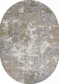Ковер LIMAN ( ЛИМАН ) F163 - CREAM-GREEN ( Овал )