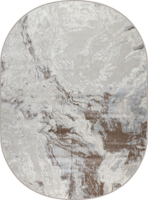 Ковер 38508A oval L.GREY / BEIGE