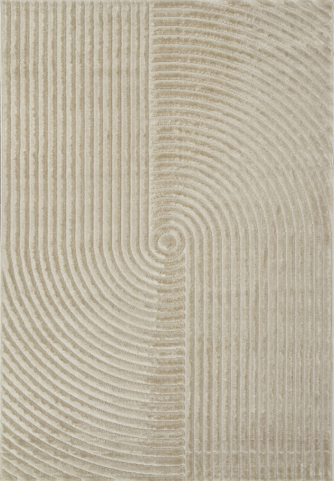 Ковер D801AP - BEIGE / BEIGE - Прямоугольник - коллекция JUNO