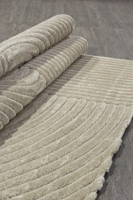 Ковер D801AP - BEIGE / BEIGE - Прямоугольник - коллекция JUNO