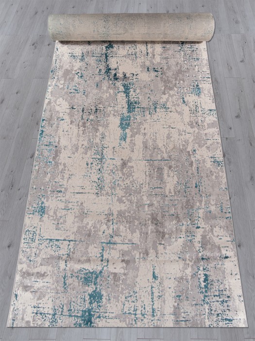 Ковер F169 - CREAM-D.BLUE - Дорожка - коллекция LIMAN