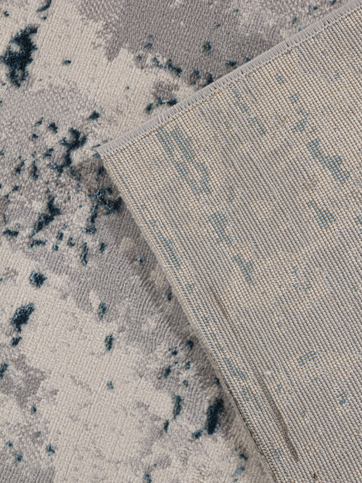 Ковер F169 - CREAM-D.BLUE - Дорожка - коллекция LIMAN