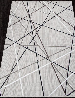 Ковер F395 - GRAY - Прямоугольник - коллекция SILVER