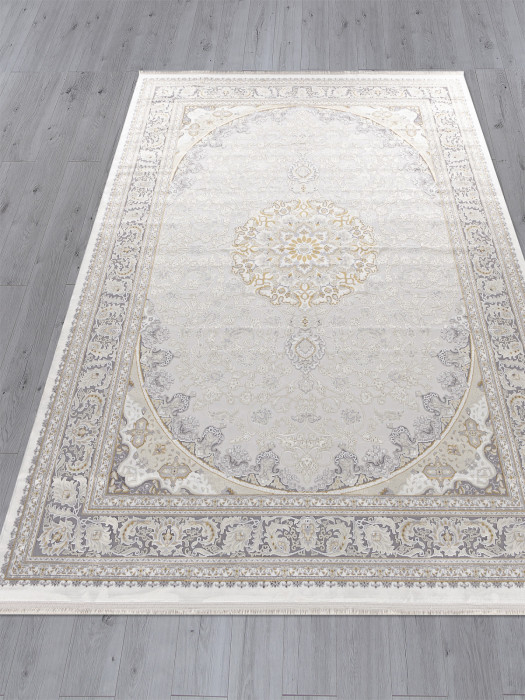 Ковер 00268 - GREY / BEIGE - Прямоугольник - коллекция DUBAI