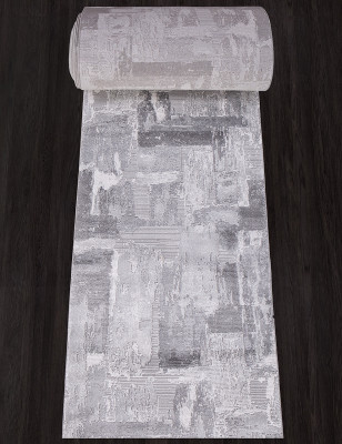 Ковер 03758A - GREY / GREY - Дорожка - коллекция ARMINA