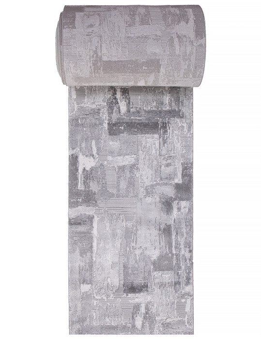 Ковер 03758A - GREY / GREY - Дорожка - коллекция ARMINA