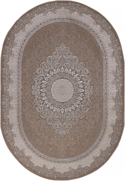 Ковер 04076A - BROWN / BROWN - Овал - коллекция ARMINA